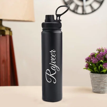 Black Customized Stainless Steel Leak Proof Vacuum Flask