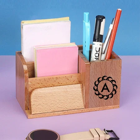 Customized Wooden Pen Stand