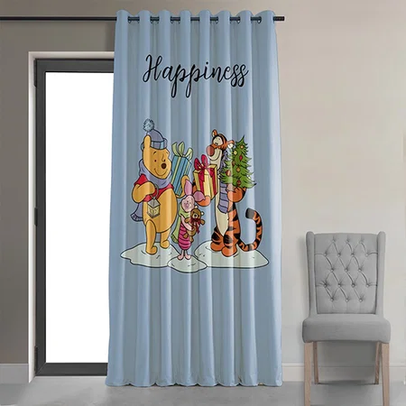 Cartoon Design Customized Photo Printed Curtain