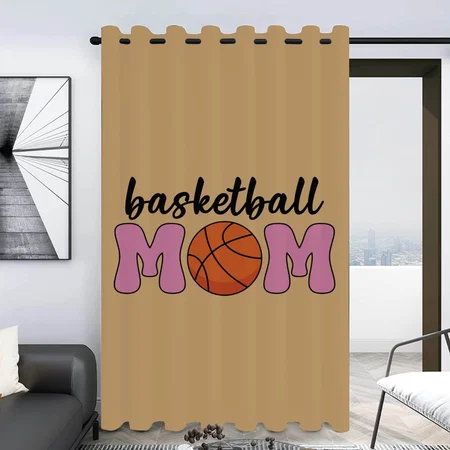Basketball Mom Mother's Day Customized Photo Printed Curtain