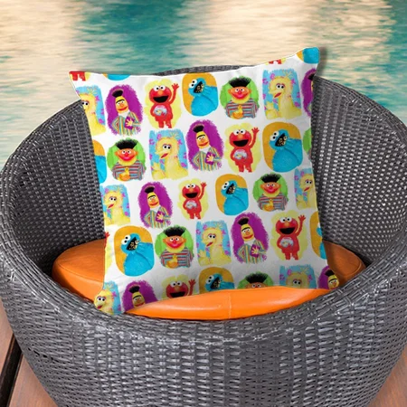 Cartoon Character Fun & Colorful Pattern Customized Photo Printed Cushion