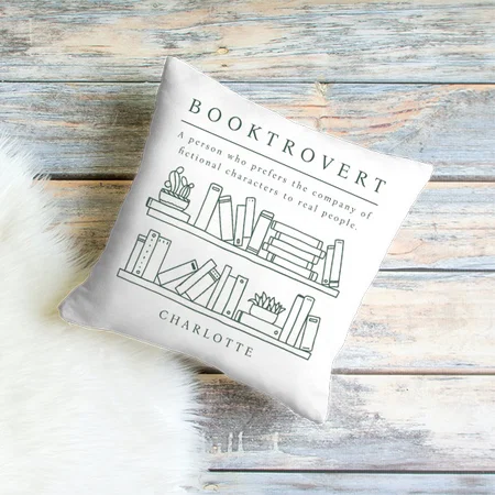 Booktrovert Customized Photo Printed Cushion