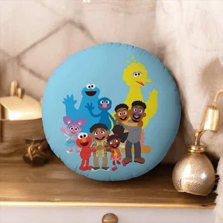 Let's Come Together Customized Photo Printed Circle Cushion Pillow