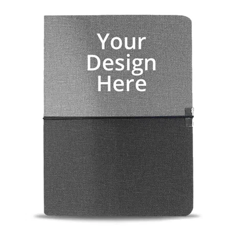 Shades of Grey Customized Photo Printed Notebook Diary - A5