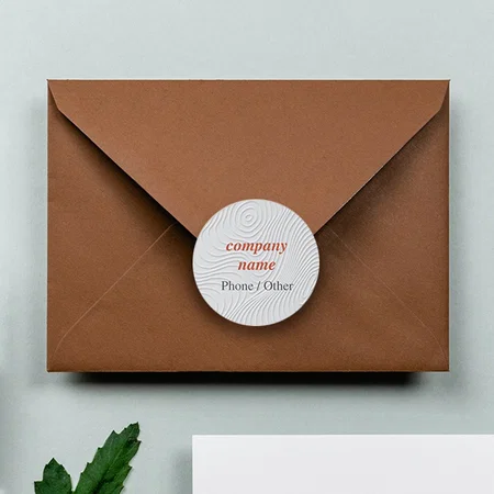 Abstract Art Customized Printed Envelope Seal Sticker