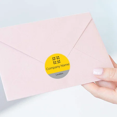 Professional Designed Customized Printed Envelope Seal Sticker