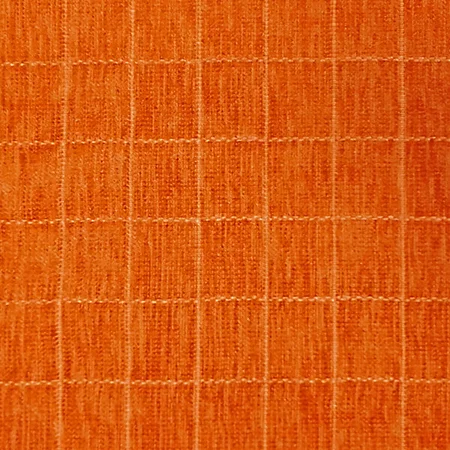 Orange Aristo Velvet Feel Reversible Chenille Curtain & Upholstery Fabric