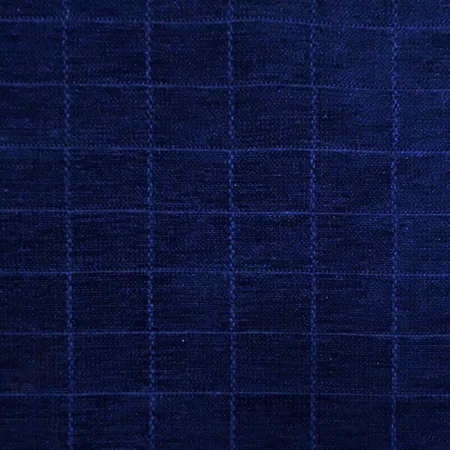 Blue Aristo Velvet Feel Reversible Chenille Curtain & Upholstery Fabric