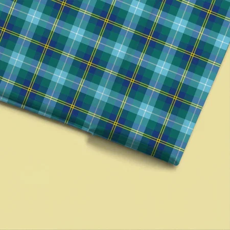 Clan Porteous Tartan Printed Satin Fabric