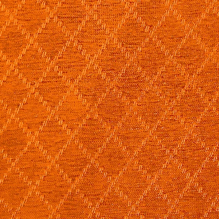 Orange Zen Velvet Feel Reversible Chenille Curtain & Upholstery Fabric