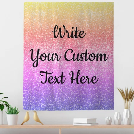 Glitter Design Customized Vinyl Flex Print Backdrop