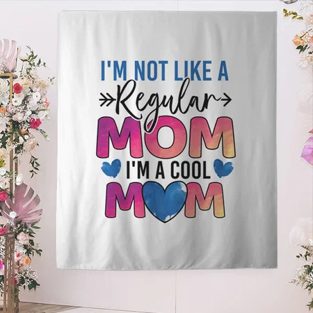 I Am A Cool Mom Customized Vinyl Flex Print Backdrop