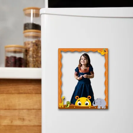 Baby Animal Styled Customized Acrylic Miniature Photo Caricature Fridge Magnet