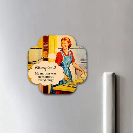 Funny Mother's Day Customized Printed Photo Fridge Magnet