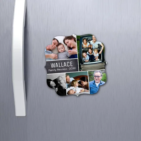 Modern Photo Chalkboard Design Customized Printed Photo Fridge Magnet