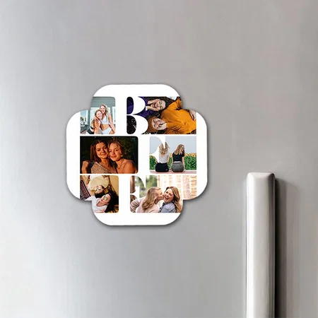 Bff Modern Photo Customized Printed Photo Fridge Magnet