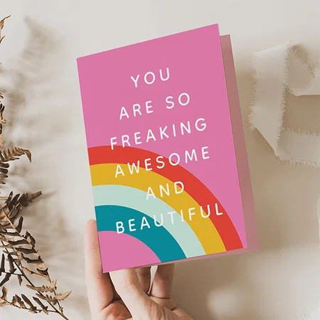 Friendship Days Customized Printed Greeting Card