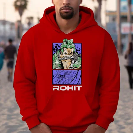 Samurai Customized Unisex Printed Hoodie with Pockets