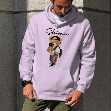 Cool Teddy Customized Unisex Printed Hoodie with Pockets