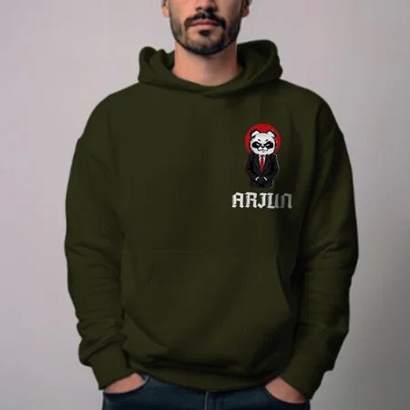 Panda Boss Customized Unisex Printed Hoodie with Pockets