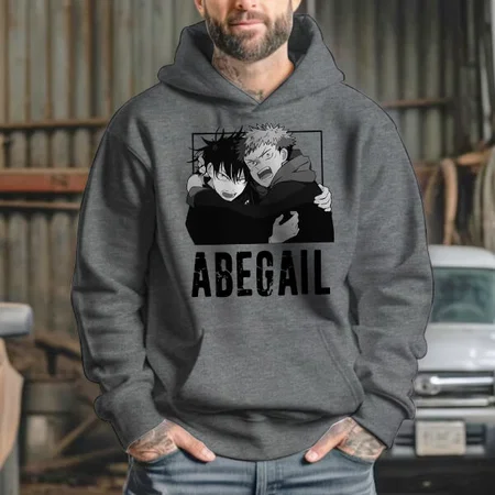 Anime Customized Unisex Printed Hoodie with Pockets