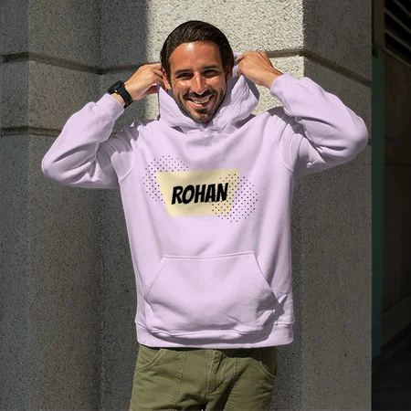Cool Name Brand Customized Unisex Printed Hoodie with Pockets