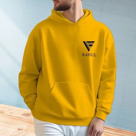 Logo Name Customized Unisex Printed Hoodie with Pockets