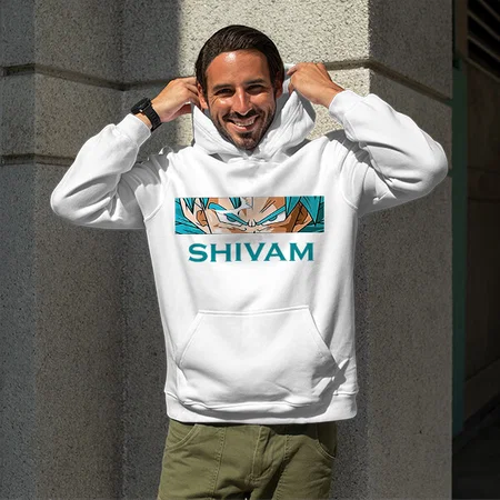 Intense Gaze Customized Unisex Printed Hoodie with Pockets