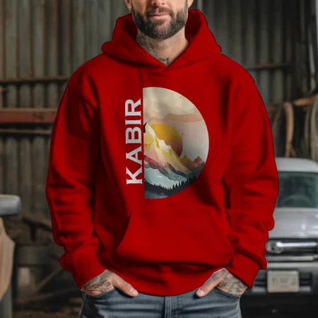 Sunrise Customized Unisex Printed Hoodie with Pockets