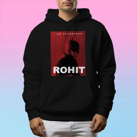 Superhero Customized Unisex Printed Hoodie with Pockets