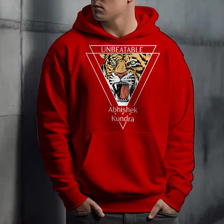 Unbeatable Customized Unisex Printed Hoodie with Pockets