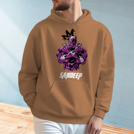 Superhero Customized Unisex Printed Hoodie with Pockets