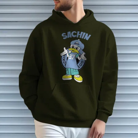 Confused Customized Unisex Printed Hoodie with Pockets