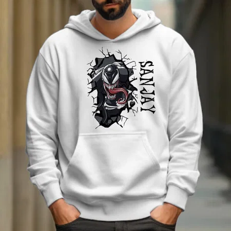 Fierce Superhero Customized Unisex Printed Hoodie with Pockets