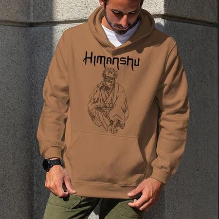 Calm Customized Unisex Printed Hoodie with Pockets