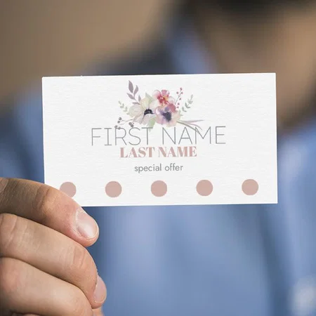 Public Relations Customized Rectangle Loyalty Cards - Set of 100 Cards