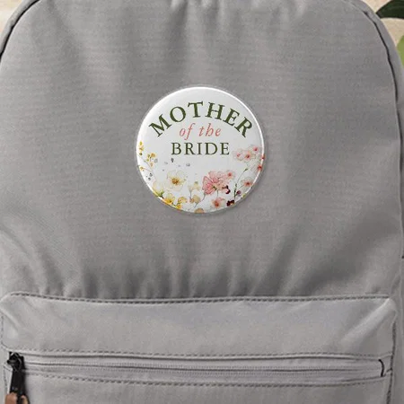 Wildflowers Cute Colorful Customized Photo Printed Button Badge