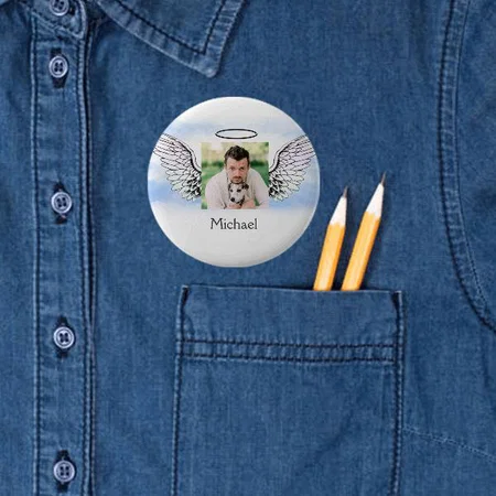 Memorial Photo Customized Photo Printed Button Badge