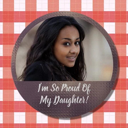 Elegant Graduation Photo Customized Photo Printed Button Badge