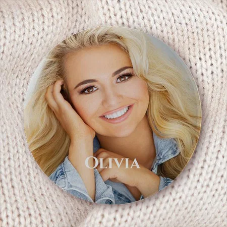 Modern Photo Design Customized Photo Printed Button Badge