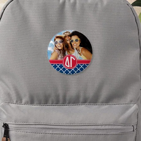 Friends Photo Design Customized Photo Printed Button Badge