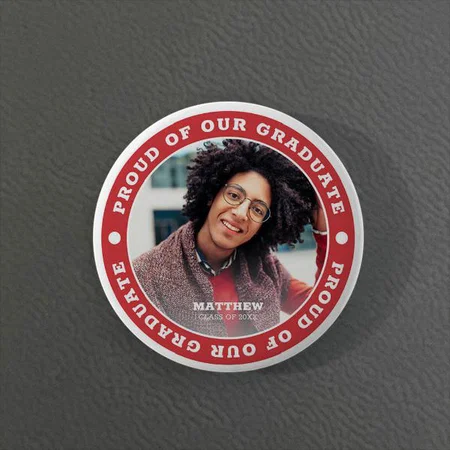 Graduation Photo Customized Photo Printed Button Badge
