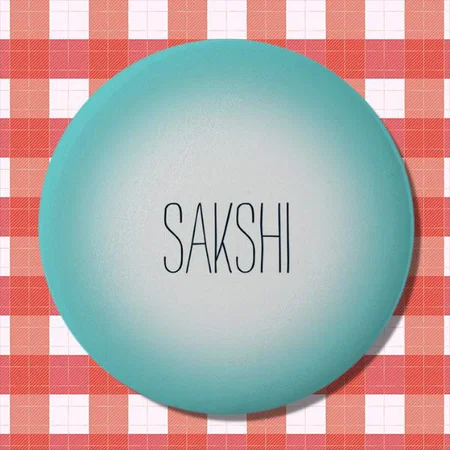 Blue And White Gradient Customized Photo Printed Button Badge