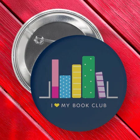 Book Club Customized Photo Printed Button Badge