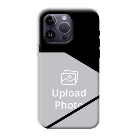 Black Customized Printed Back Case for Apple iPhone 14 Pro Max