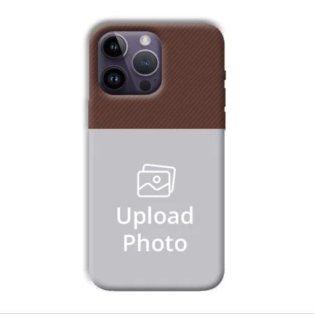 Brown Customized Printed Back Case for Apple iPhone 14 Pro Max