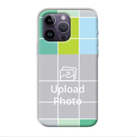 Grid Customized Printed Back Case for Apple iPhone 14 Pro Max