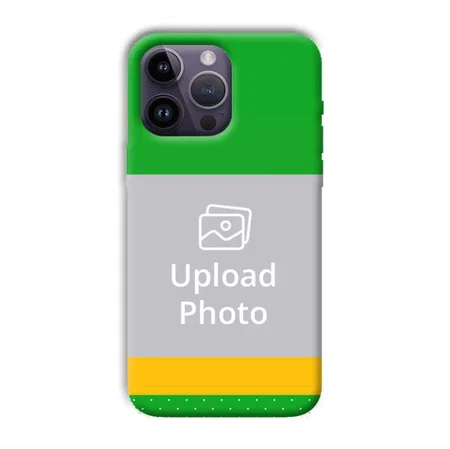 Green Yellow Customized Printed Back Case for Apple iPhone 14 Pro Max