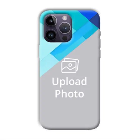 Bluish Patterns Customized Printed Back Case for Apple iPhone 14 Pro Max