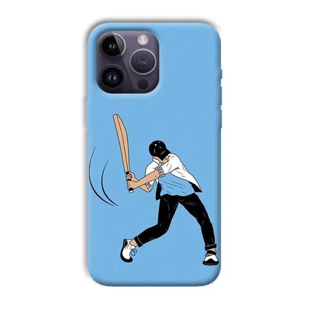 Cricketer Customized Printed Back Case for Apple iPhone 14 Pro Max